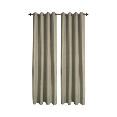 Gambar Informa Gorden Blackout Faux Linen 135x250 cm Set 2 pcs - Krem