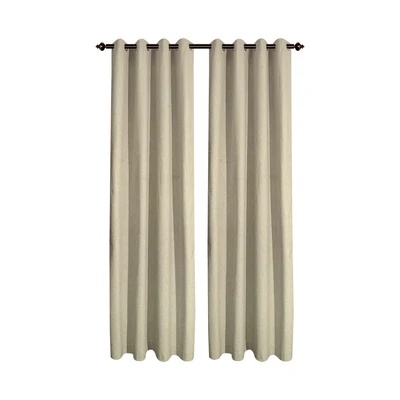 Gambar Informa Gorden Blackout Coat Linen 135x250 cm Set 2 pcs - Krem