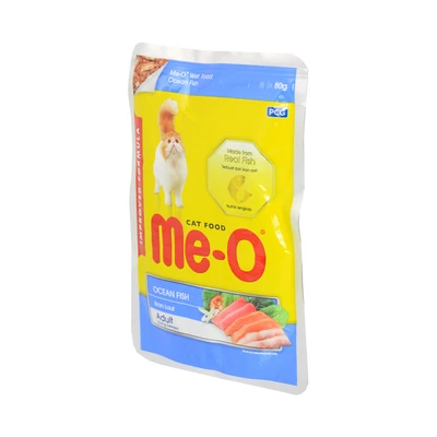 Gambar Me-o 80 Gr Makanan Kucing Basah Adult Ocean Fish Jelly