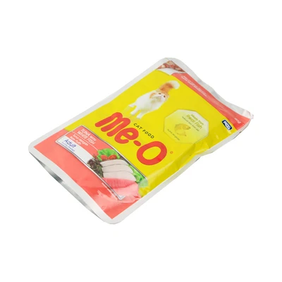 Gambar Me-O Makanan Kucing Basah Adult Tuna & White Fish Pouch 80 gr