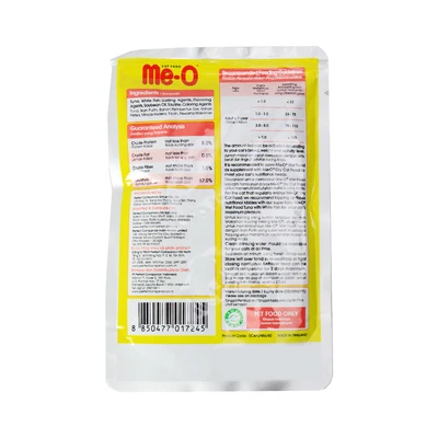 Gambar Me-O Makanan Kucing Basah Adult Tuna & White Fish Pouch 80 gr