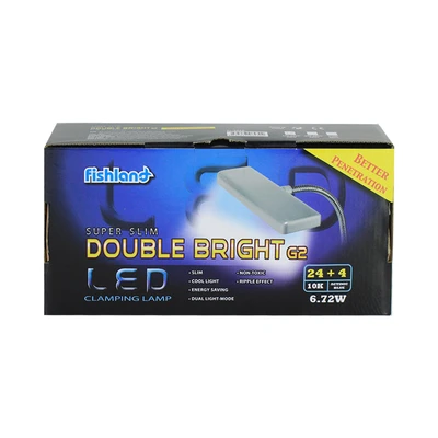 Gambar Fishland Lampu LED Akuarium LED Double Bright G2LED 6.72 Watt
