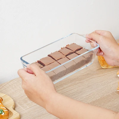 Gambar Cooking Color Decca Loyang Kue Kaca 23x10 cm Transparan