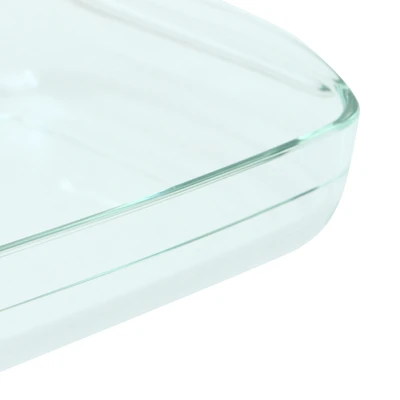 Gambar Cooking Color Decca Loyang Kue Kaca Rectangular 28.2x11.6 cm Transparan