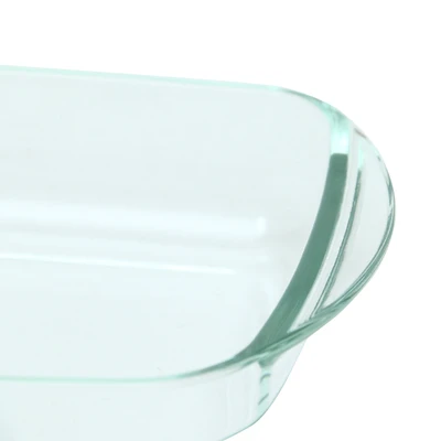 Gambar Cooking Color Decca Loyang Kue Kaca Rectangular 28.2x11.6 cm Transparan