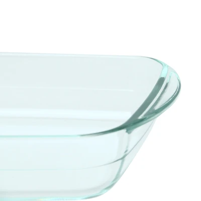 Gambar Cooking Color Decca Loyang Kue Kaca Rectangular 32.5x20.2 cm Transparan