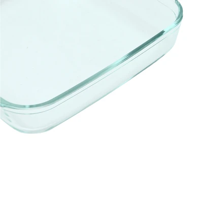 Gambar Cooking Color Decca Loyang Kue Kaca Square 25x21.9 cm Transparan