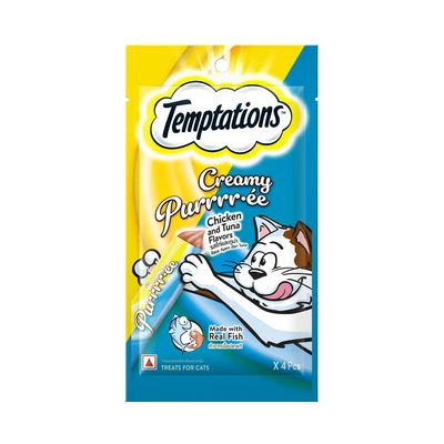 Gambar Temptation Camilan Kucing Purrr-Ee Chicken & Tuna 48 gr