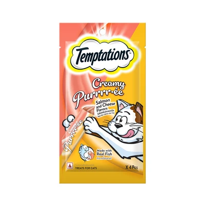 Gambar Temptation Camilan Kucing Purrr-Ee Salmon & Cheese 48 gr