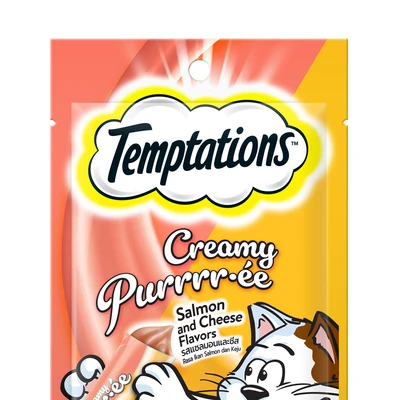 Gambar Temptation Camilan Kucing Purrr-Ee Salmon & Cheese 48 gr