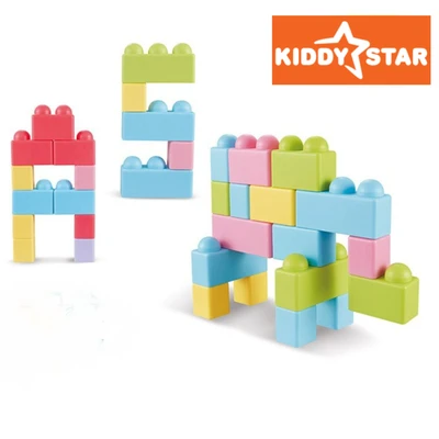 Gambar Kiddy Star Set 58 Pcs Blocks Soft Hg-895