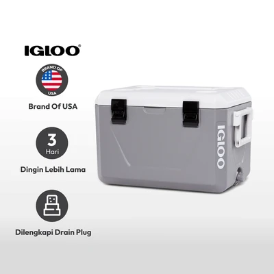 Gambar Igloo 27 Ltr Cooler Box Nestable - Abu-abu