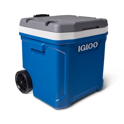 Gambar Igloo 56 Ltr Roller Cooler Box Latitude 60qt - Biru