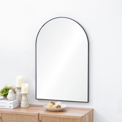 Gambar Informa Cermin Dinding Dekorasi Aluminium Arch 60x90 cm - Hitam