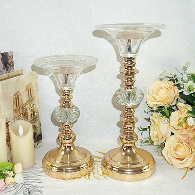 Gambar Informa 12.5x12.5x231 cm Tempat Lilin Dekorasi - Gold