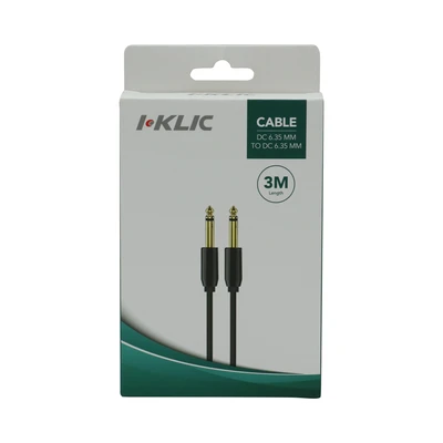 Gambar I-Klic Kabel Audio Jack DC 6.35 mm To DC 6.36 mm