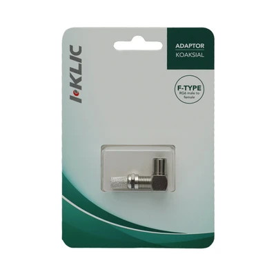 Gambar I-Klic Adaptor Angle Coaxial M/F