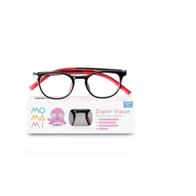 Gambar Momami Kacamata Anak Optical Blue Light Mmm043 - Hitam/merah