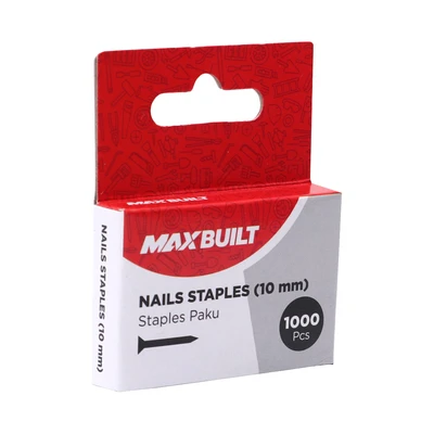 Gambar Maxbuilt Isi Ulang Staples Tipe Nail 10 Mm