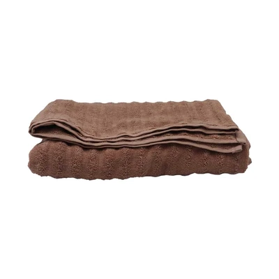 Gambar Forhom 50x100 cm Kevin Handuk Travel - Cokelat Tua
