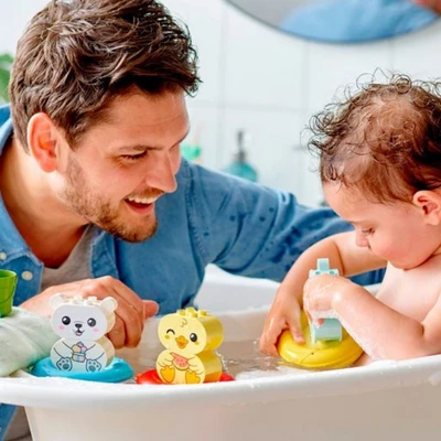 Gambar LEGO Duplo Bath Time Fun Floating Animal Train Set 14 Pcs 10965 - Mix