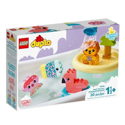 Gambar LEGO Duplo Bath Time Fun Floating Animal Island 10966