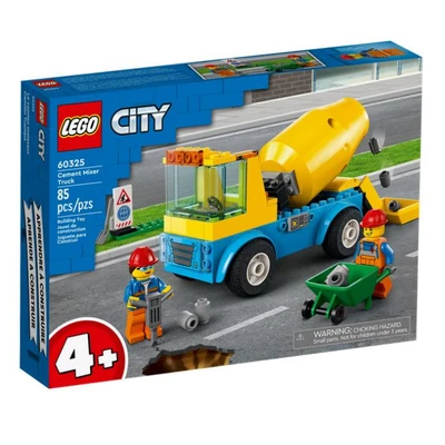 Gambar LEGO City Cement Mixer Truck 60325
