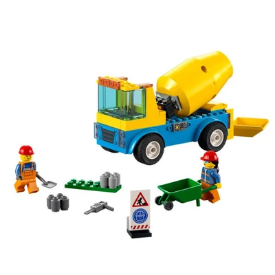Gambar LEGO City Cement Mixer Truck 60325