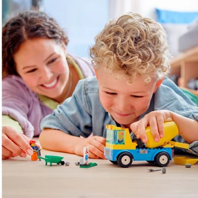 Gambar LEGO City Cement Mixer Truck 60325