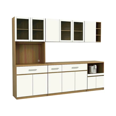 Gambar Selma Stevia Kabinet Dinding Dapur 120 - Cokelat Oak