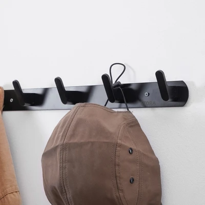 Gambar Stora Gantungan Dinding Hook Robe 5 Kait - Hitam