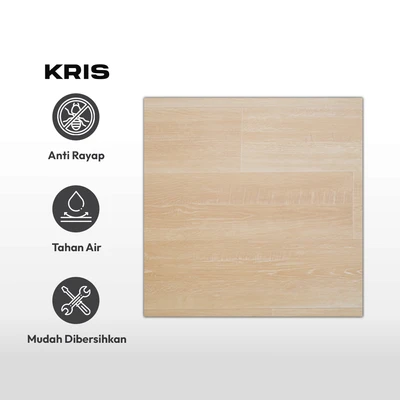 Gambar Krisfloor 2 mm Eco Dream Karpet Lantai Vinyl Rustic - Cokelat Oak