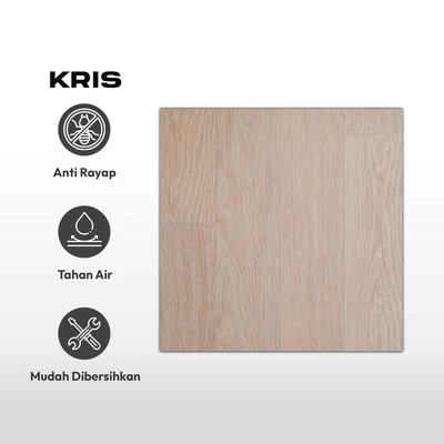 Gambar Krisfloor 2 mm Eco Dream Karpet Lantai Vinyl Marino - Cokelat Oak