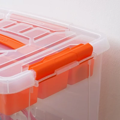 Gambar Tactix 22 Ltr Kotak Perkakas Plastik - Orange