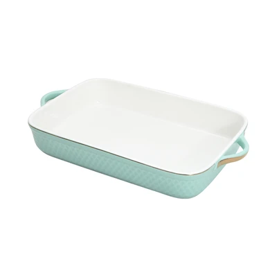 Gambar Appetite Nichola Loyang Rectangle 38.5x23 cm - Hijau Mint