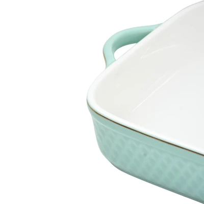 Gambar Appetite Nichola Loyang Rectangle 38.5x23 cm - Hijau Mint