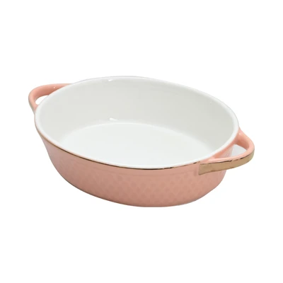 Gambar Appetite Ukuran Medium Nichola Loyang Oval 5x18.5 cm - Peach