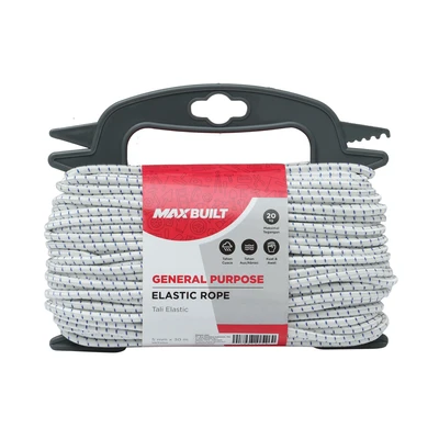 Gambar Maxbuilt Tali Elastis Serbaguna 5 mmx30 Mtr - Putih
