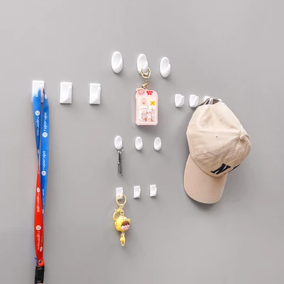 Gambar Stora Gantungan Serbaguna Permanen Mix Set 15 pcs - Putih