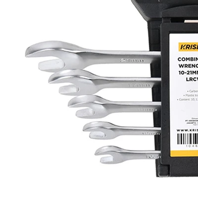 Gambar Krisbow Kunci Ring Pas 10-21 mm Lrcws2 Set 5 pcs