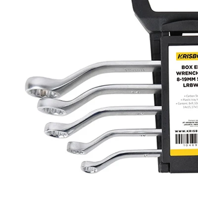Gambar Krisbow Kunci Ring 8-19 mm Lrbws1 Set 5 pcs
