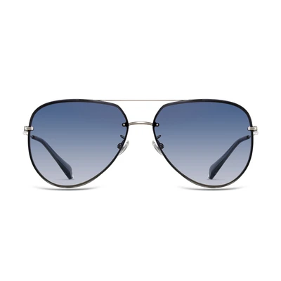 Gambar Parim Eyewear Sunnies Kacamata Sunglasses Aviator Steel - Biru/silver