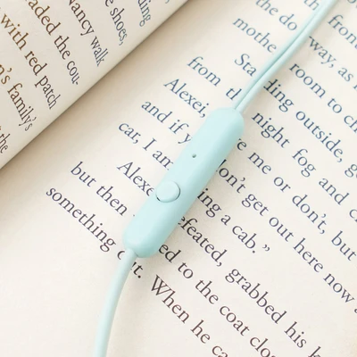 Gambar Ataru Basic Earphone - Biru Dusty