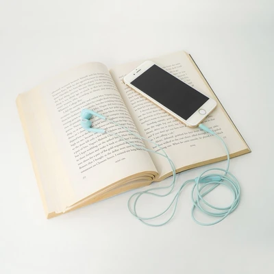 Gambar Ataru Basic Earphone - Biru Dusty