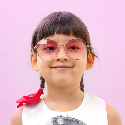Gambar Parim Eyewear Sunnies Kacamata Anak Sunglasses Butterfly - Pink