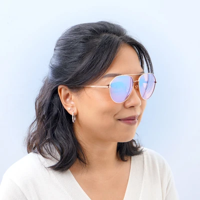 Gambar Parim Eyewear Sunnies Kacamata Anak Sunglasses Aviator - Pink