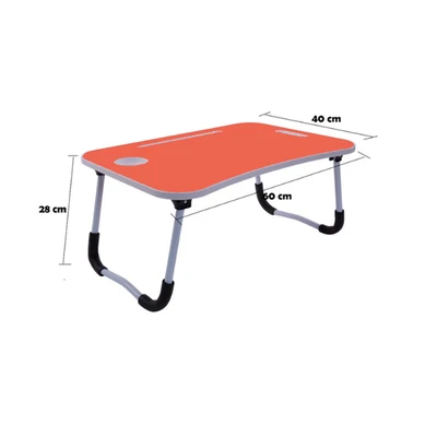 Gambar Kiddy Star Meja Laptop Lipat - Merah