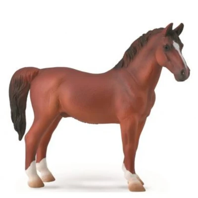 Gambar Collecta Figure Hackney Stallion Chestnut 88915