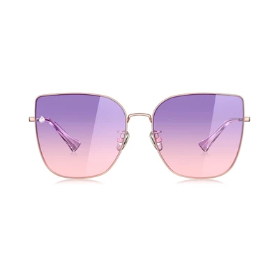 Gambar Parim Eyewear Sunnies Kacamata Sunglasses Diamond Gradient Metal - Ungu