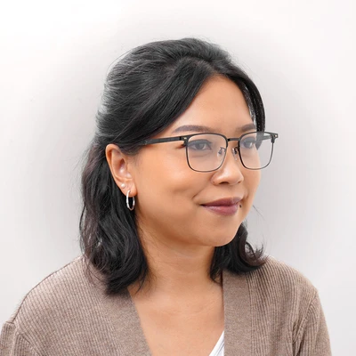 Gambar Parim Eyewear Kacamata Optical Half Frame Metal - Hitam